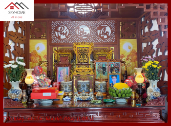 Bài trí phòng thờ gia tiên